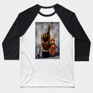 Hand And Vintage Clown Toy Baseball T-Shirt